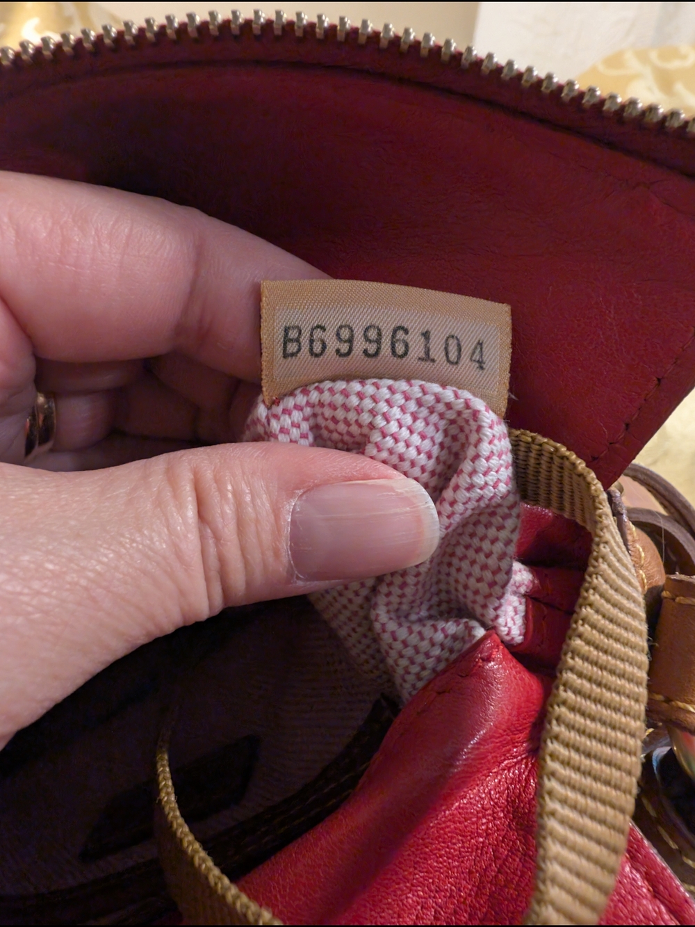Dooney & Bourke Florentine Leather Mini Satchel Bag with Tassel - Picture 8 of 9